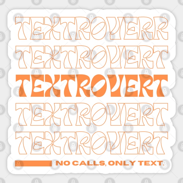 Textrovert Sticker by artoffaizan